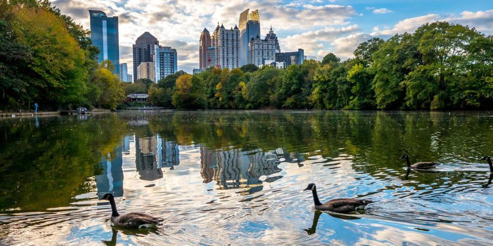 Ferienwohnung Marvelous Midtown Manor In Piedmont Park Atlanta Exterior foto